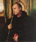 MORETTO da Brescia A Saint Monk atg oil painting on canvas